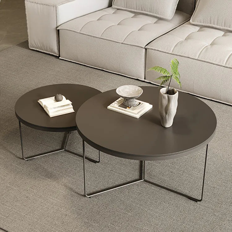 Coffee table Black COLOR1 Sintered Stone Eco-friendly Board htyjj-6600