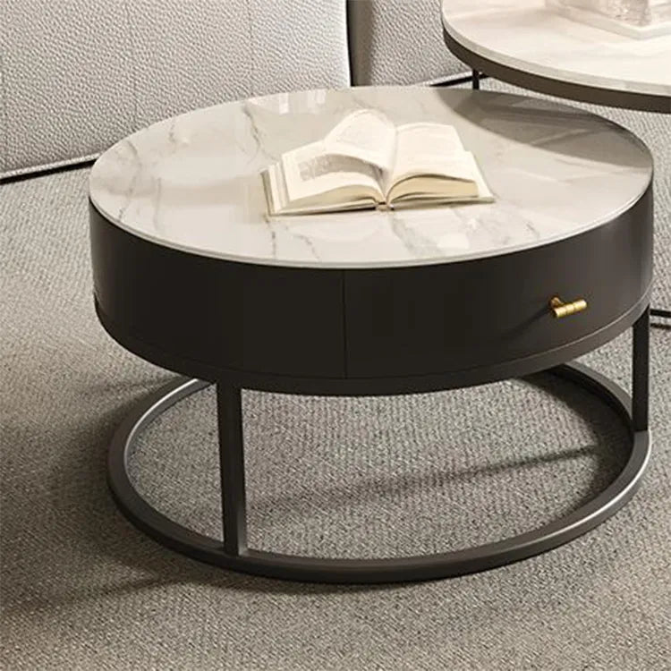 Coffee table Black COLOR1 Sintered Stone Eco-friendly Board htyjj-6600