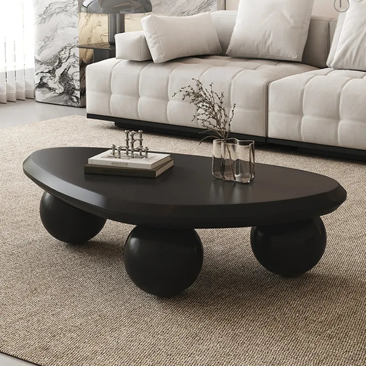 Coffee table White Black  htyjj-6602