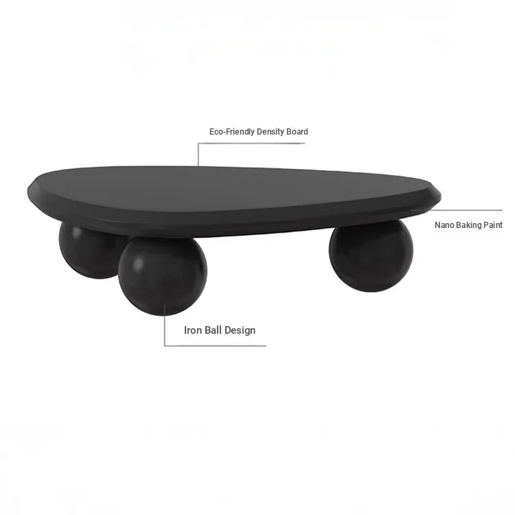 Coffee table White Black  htyjj-6602