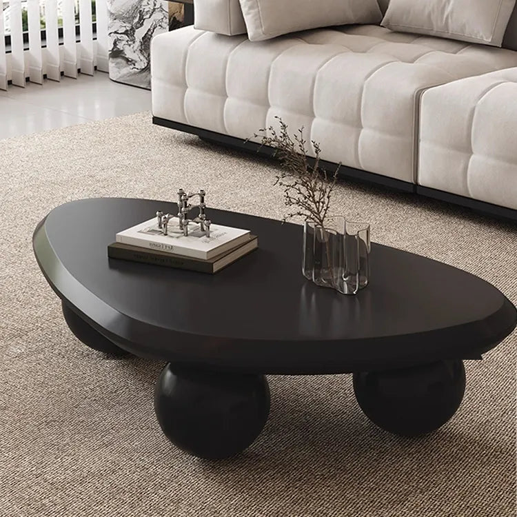 Coffee table White Black  htyjj-6602