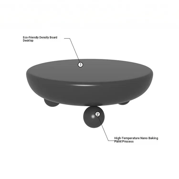 Coffee table Black Beige  htyjj-6610