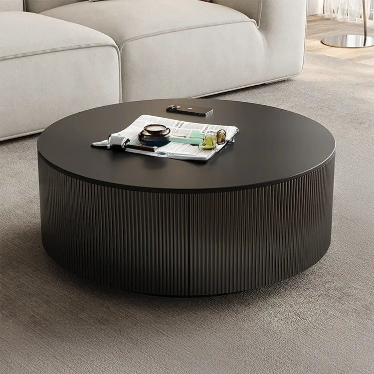 Coffee table COLOR1 Black Sintered Stone Eco-friendly Board htyjj-6612