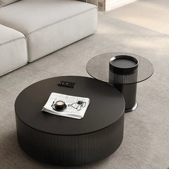 Coffee table COLOR1 Black Sintered Stone Eco-friendly Board htyjj-6612