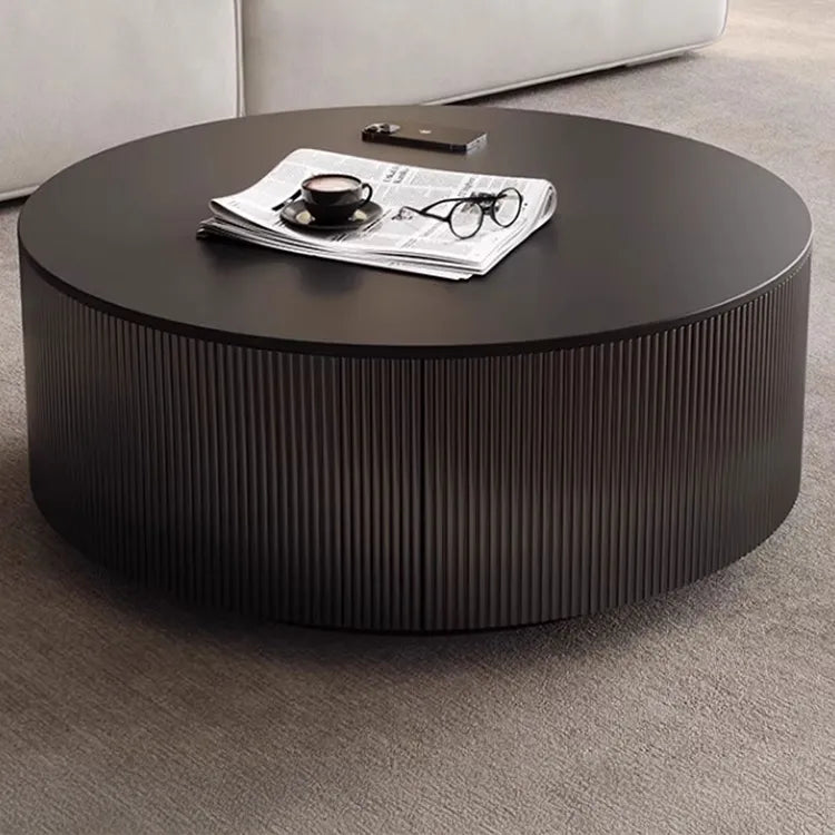 Coffee table COLOR1 Black Sintered Stone Eco-friendly Board htyjj-6612