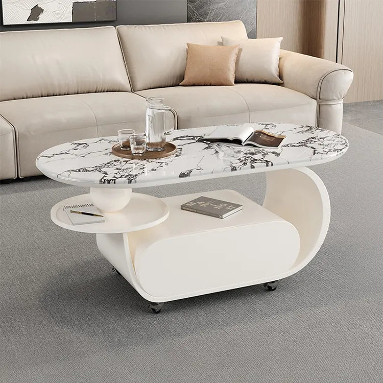 Coffee table COLOR1 COLOR2 COLOR3 Sintered Stone Solid wood htyjj-6616