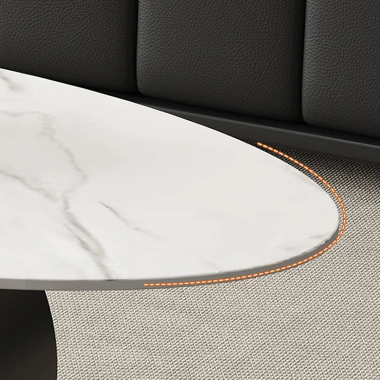 Coffee table Gray Tempered glass htyjj-6621