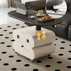 Coffee table Black Sintered Stone Solid wood htyjj-6622