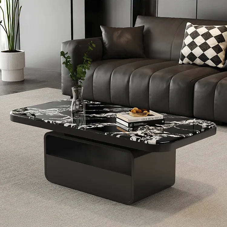 Coffee table COLOR1 COLOR2 COLOR3 Sintered Stone Solid wood htyjj-6624