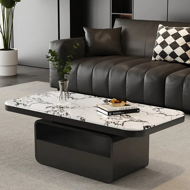 Coffee table COLOR1 COLOR2 COLOR3 Sintered Stone Solid wood htyjj-6624