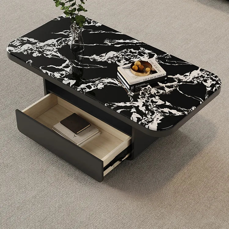 Coffee table COLOR1 COLOR2 COLOR3 Sintered Stone Solid wood htyjj-6624