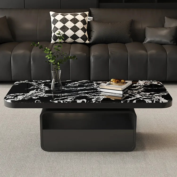 Coffee table COLOR1 COLOR2 COLOR3 Sintered Stone Solid wood htyjj-6624