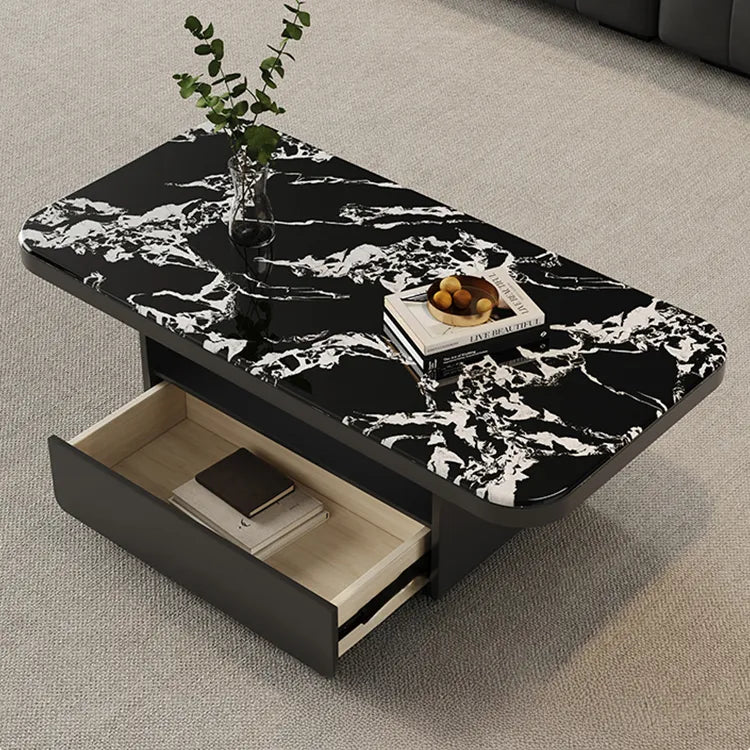 Coffee table COLOR1 COLOR2 COLOR3 Sintered Stone Solid wood htyjj-6624