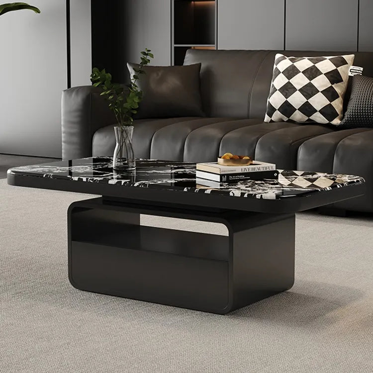 Coffee table COLOR1 COLOR2 COLOR3 Sintered Stone Solid wood htyjj-6624