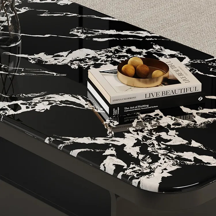 Coffee table COLOR1 COLOR2 COLOR3 Sintered Stone Solid wood htyjj-6624
