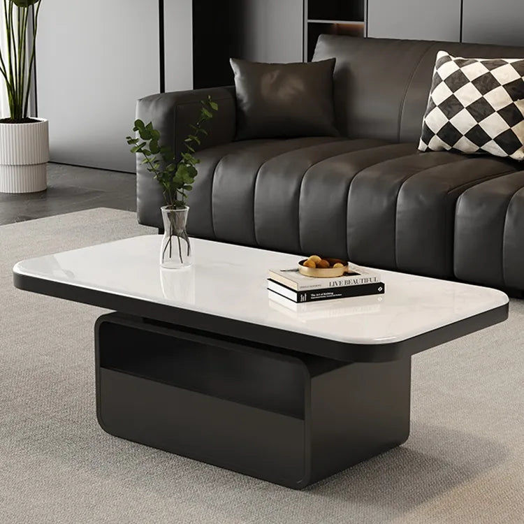 Coffee table COLOR1 COLOR2 COLOR3 Sintered Stone Solid wood htyjj-6624