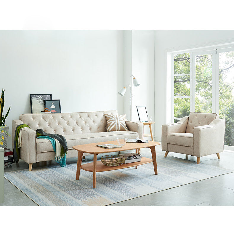 Stylish Multi-Color Sofa with Solid Wood Frame and Leathaire Upholstery hxcyj-1339