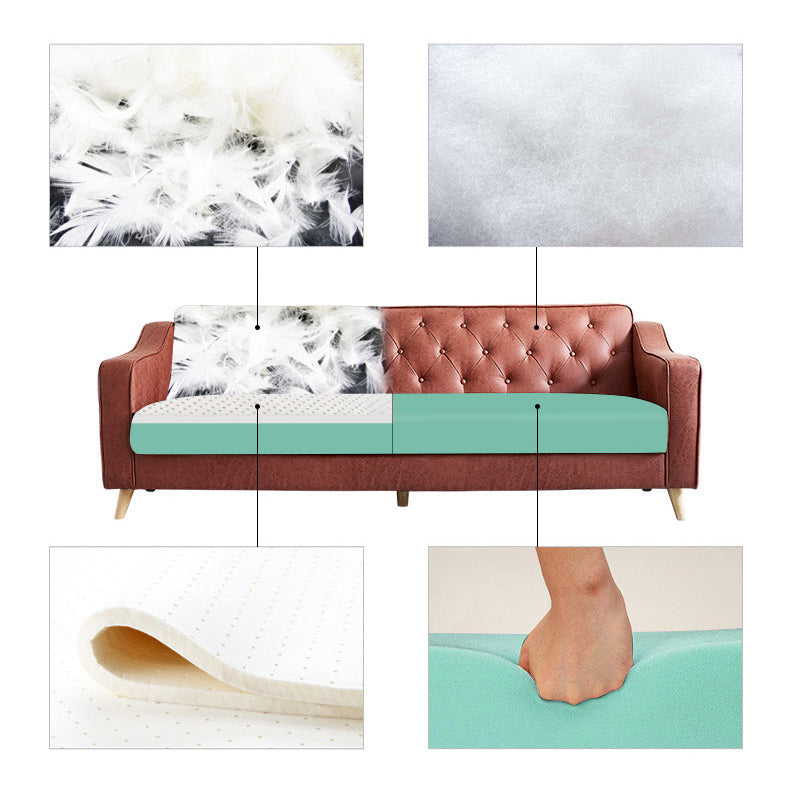 Stylish Multi-Color Sofa with Solid Wood Frame and Leathaire Upholstery hxcyj-1339