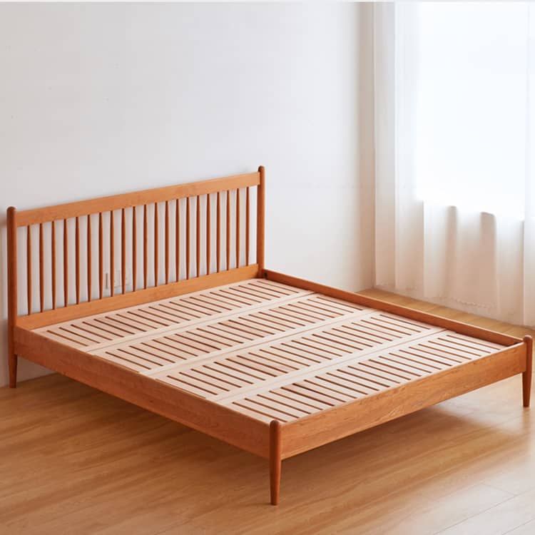 Natural Wood Beds: Elegant Cherry and Classic Pine Options hykmq-776