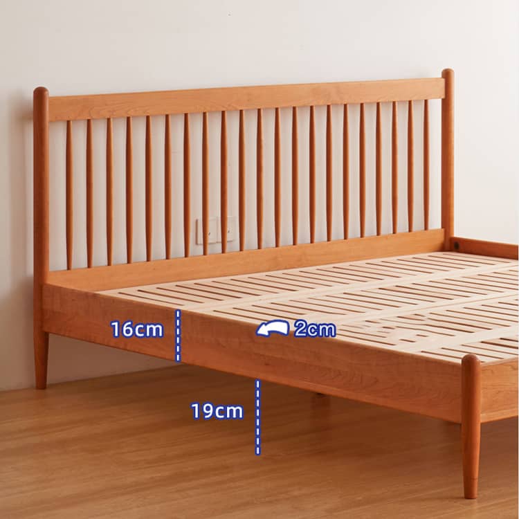 Natural Wood Beds: Elegant Cherry and Classic Pine Options hykmq-776