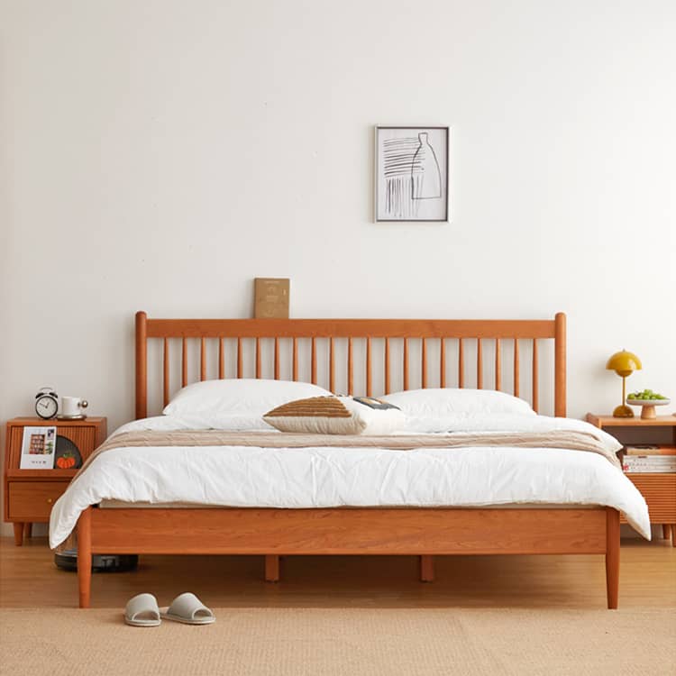 Natural Wood Beds: Elegant Cherry and Classic Pine Options hykmq-776