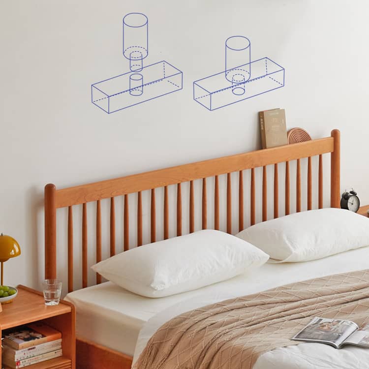 Natural Wood Beds: Elegant Cherry and Classic Pine Options hykmq-776