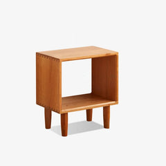 Elegant Bedside Cupboard - Natural Wood Finish in Brown, Red Oak, Cherry, and Black Walnut hykmq-777