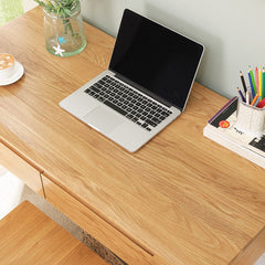 Stunning Brown Oak Wood Table for Elegant Natural Décor hym-1530