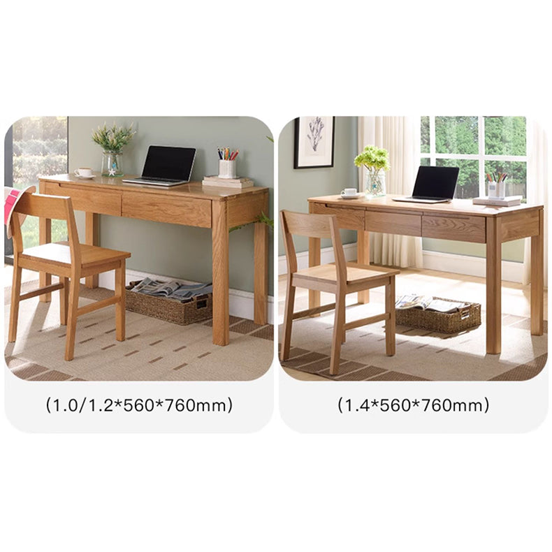 Stunning Brown Oak Wood Table for Elegant Natural Décor hym-1530