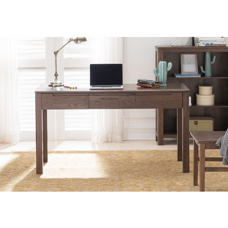Stunning Brown Oak Wood Table for Elegant Natural Décor hym-1530