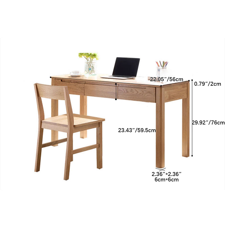 Stunning Brown Oak Wood Table for Elegant Natural Décor hym-1530