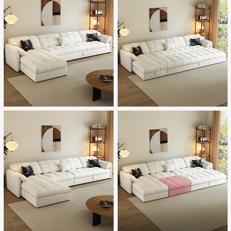 Modern Multi-Color Cotton Sofa - Beige, Dark Brown, Yellow, Blue, Orange, Green, and Gray hyt-1427