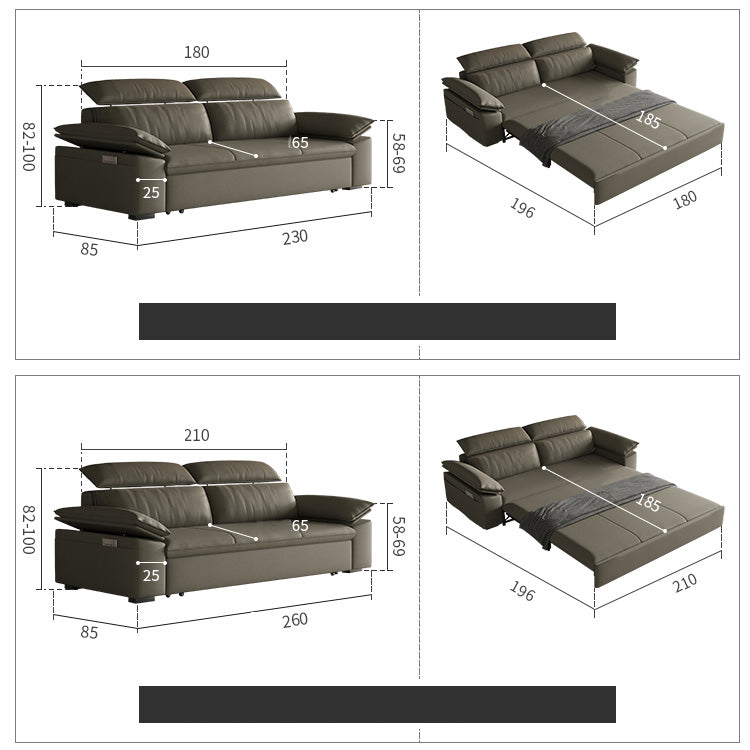 Stylish Solid Wood Sofa with Comfortable Cotton and Faux Leather Upholstery in Assorted Colors hyt-1432