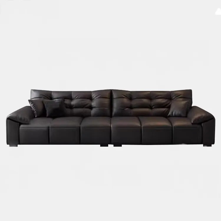 Sofa Black Dark brown Brown Dark gray Light gray White Beige Synthetic leather Pine Stuffing cotton hzmkj-5949