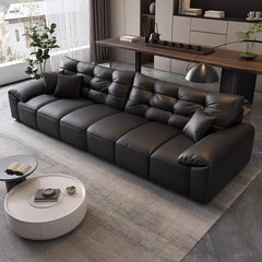 Sofa Black Dark brown Brown Dark gray Light gray White Beige Synthetic leather Pine Stuffing cotton hzmkj-5949