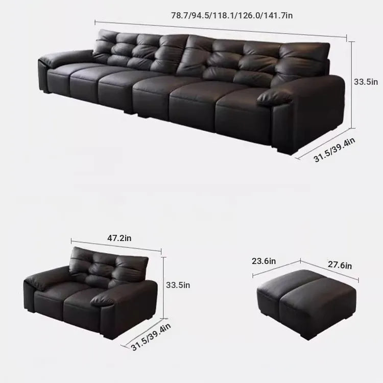 Sofa Black Dark brown Brown Dark gray Light gray White Beige Synthetic leather Pine Stuffing cotton hzmkj-5949