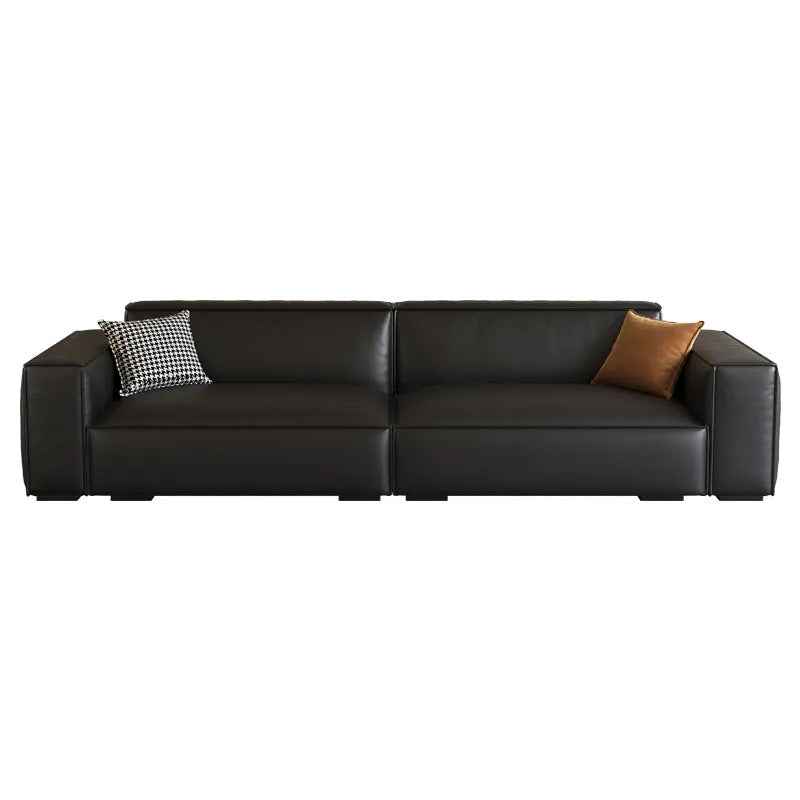 Sofa Black Synthetic leather Pine Stuffing cotton hzmkj-5951
