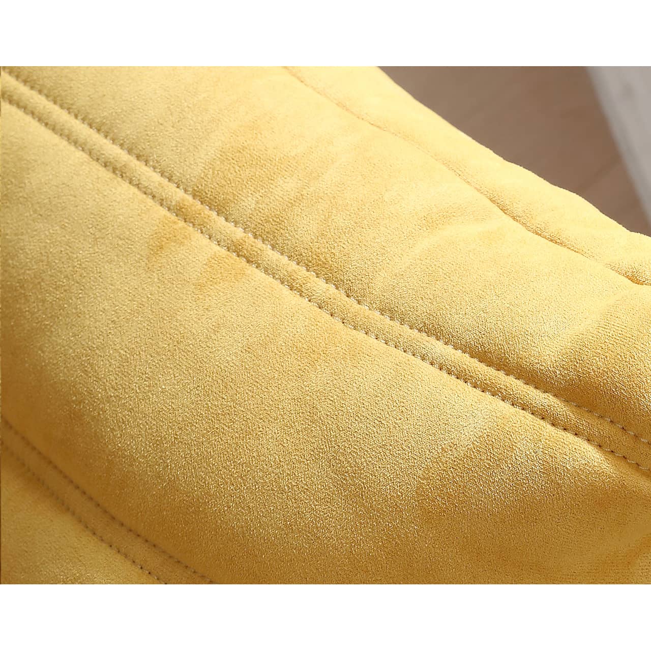 Scratch-Resistant Suede Sofa - Vibrant Orange, White, Pink, and Yellow Options my-345