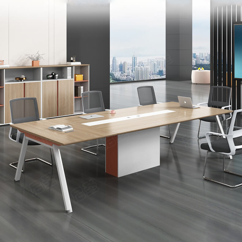 Particleboard Table Stylish Brown & White Particle Board Table - Modern Design for Home ...