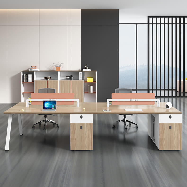 Particleboard Table Stylish Particle Board Table in Brown, White, and Gray Finishes qs-153 ...