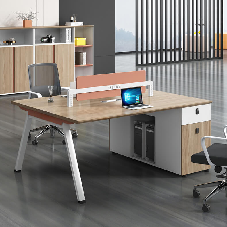 Particleboard Table Stylish Particle Board Table in Brown, White, and Gray Finishes qs-153 ...