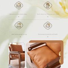 Stylish Brown Rattan & Ash Wood Tea Table for Modern Living Spaces tzm-518