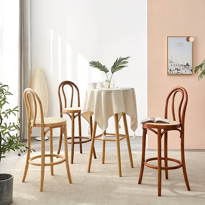 Elegant Light Brown Rattan Wooden Chair - Natural Wood Accent Seating

 tzm-555