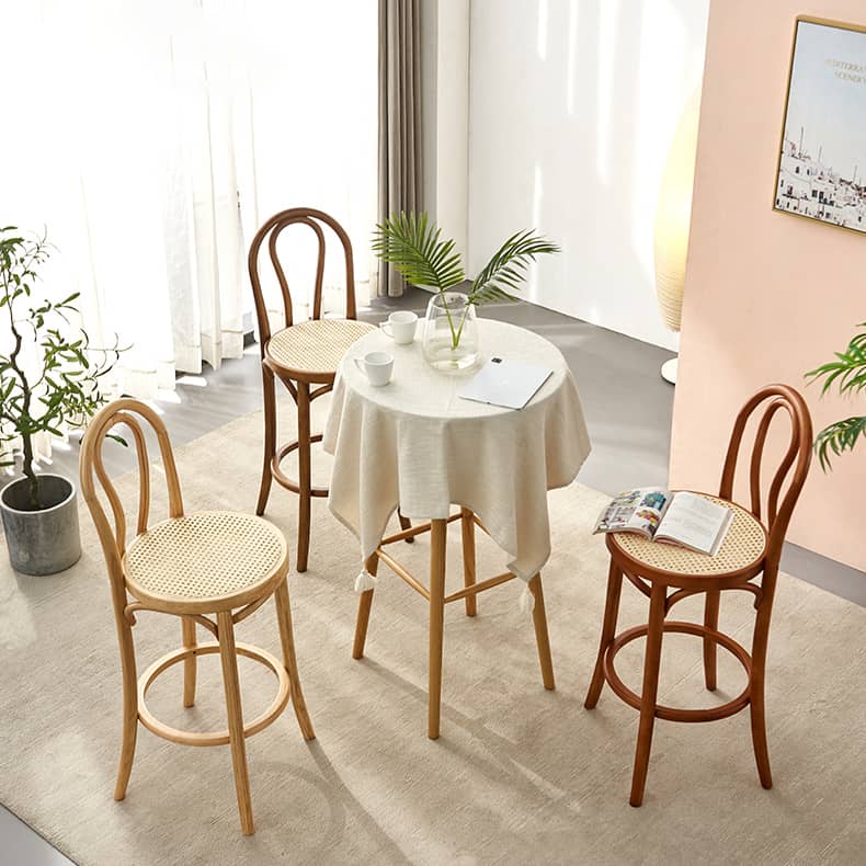 Elegant Light Brown Rattan Wooden Chair - Natural Wood Accent Seating

 tzm-555