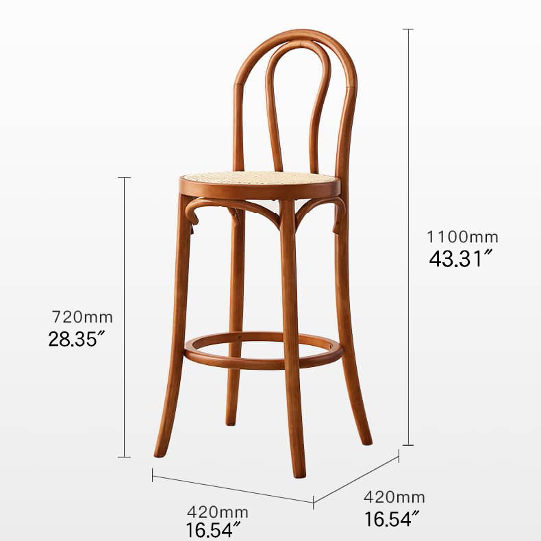 Elegant Light Brown Rattan Wooden Chair - Natural Wood Accent Seating

 tzm-555