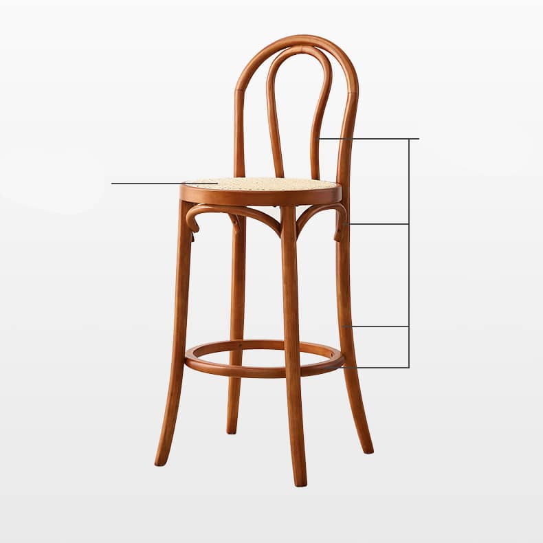 Elegant Light Brown Rattan Wooden Chair - Natural Wood Accent Seating

 tzm-555