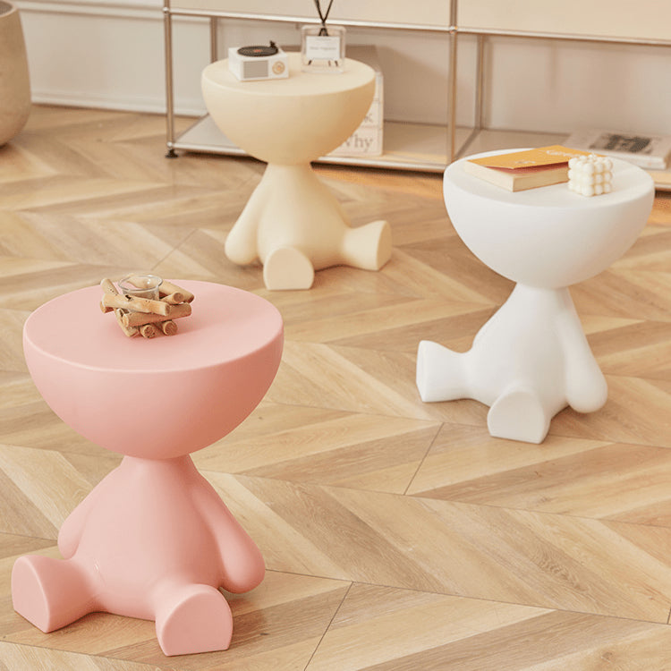 Elegant Multi-Color Tea Table: Modern Black, White, Gray, Yellow, Green, Pink, Red, and Blue Options ym-629