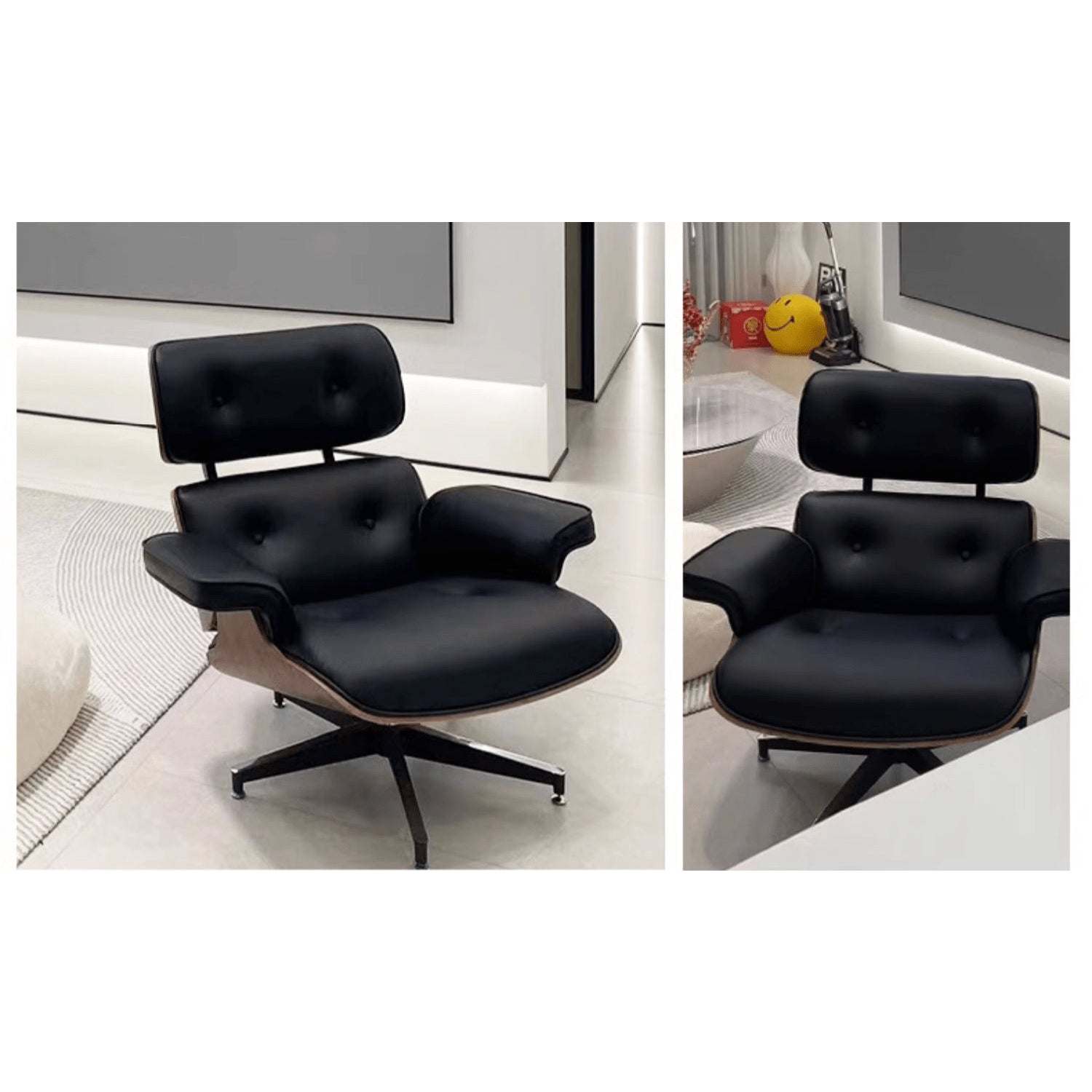 Luxurious Black PU Leather Office Chair – Ergonomic and Stylish Seating yw-203