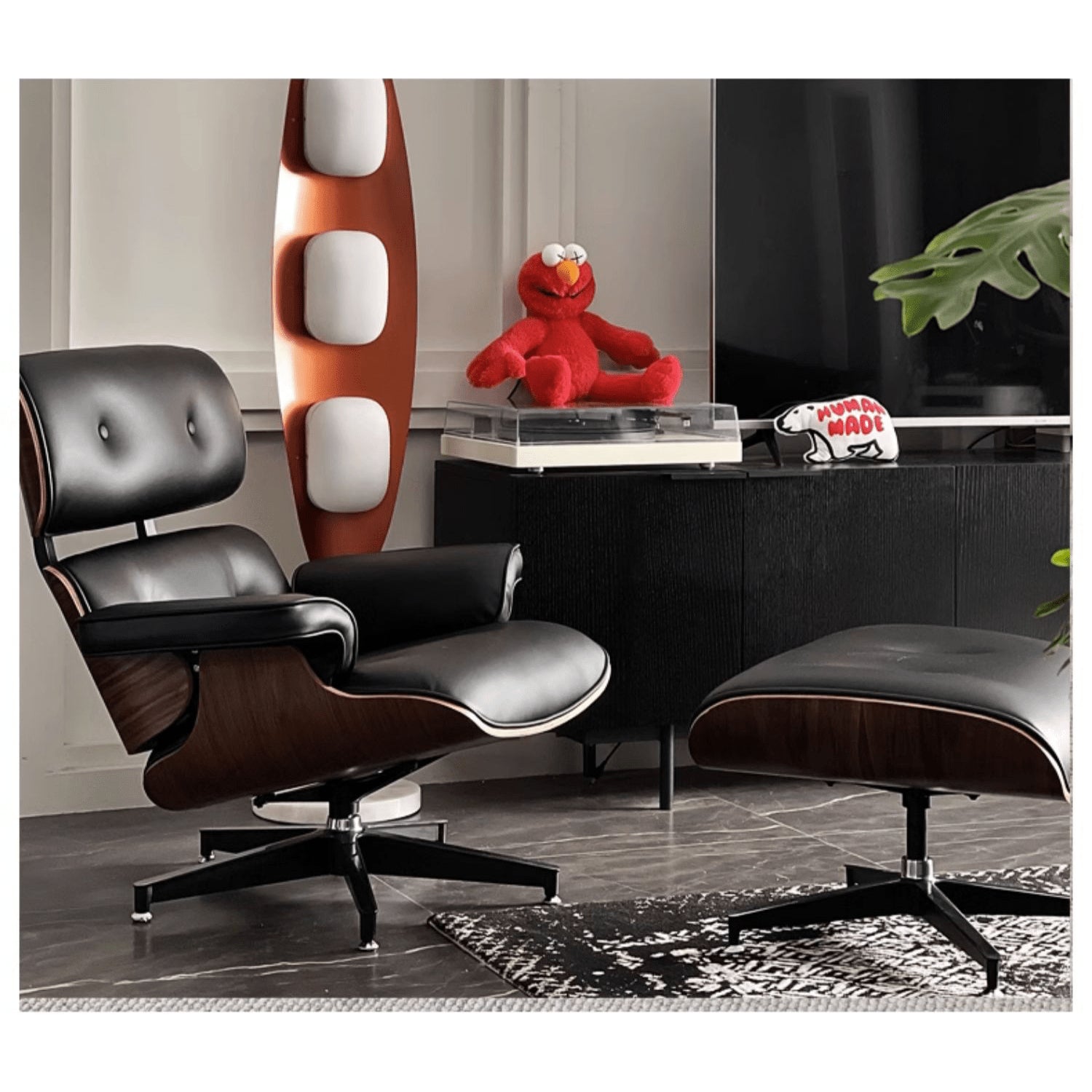 Luxurious Black PU Leather Office Chair – Ergonomic and Stylish Seating yw-203