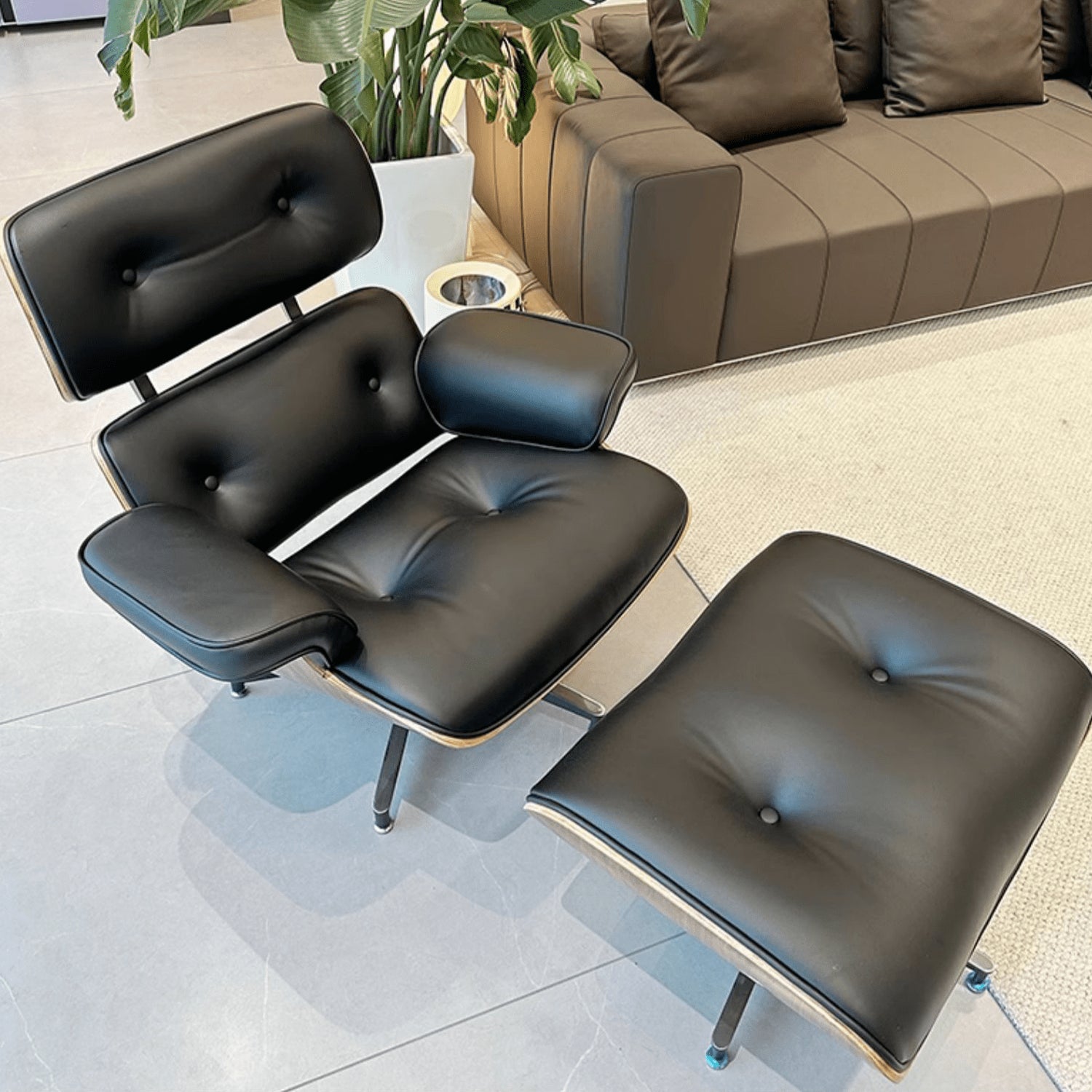 Luxurious Black PU Leather Office Chair – Ergonomic and Stylish Seating yw-203